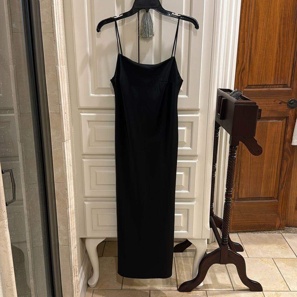 Black Nasty Gal slip dress